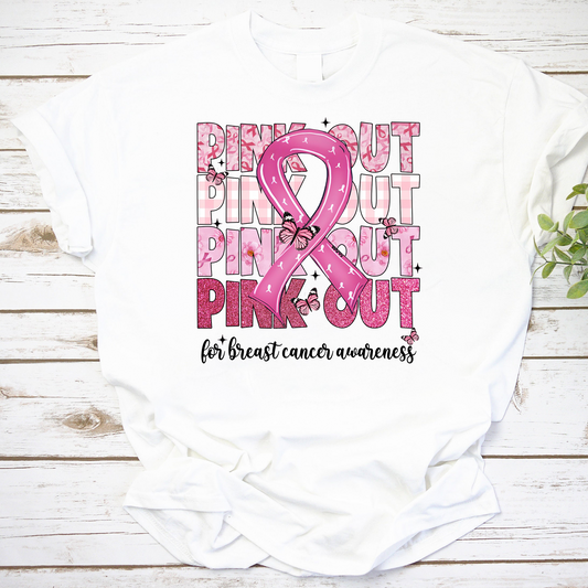 Breast Cancer Football Vintage T-Shirt