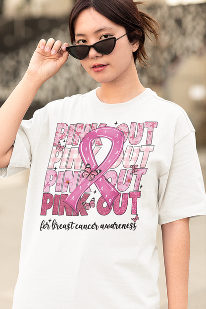 Breast Cancer Football Vintage T-Shirt