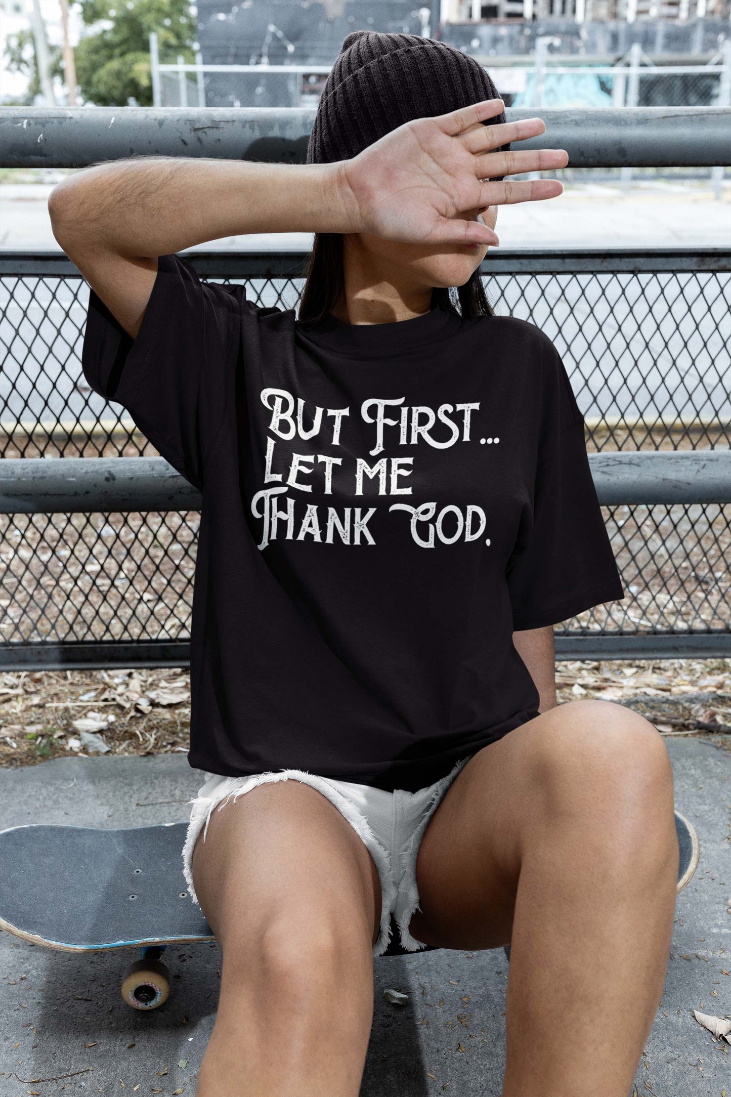 But First Let Me Thank God Shirt, Vintage Quote Shirt