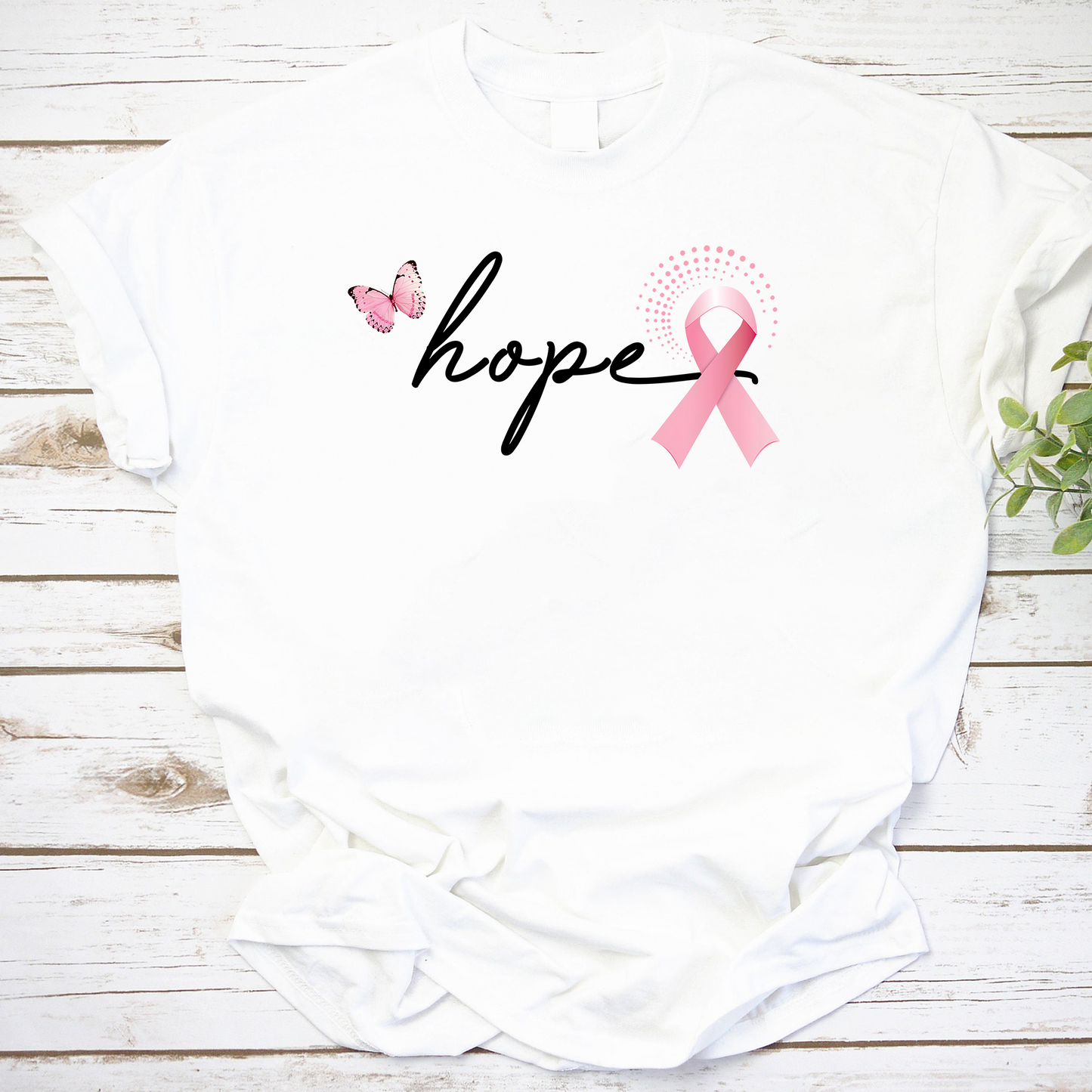 Cancer Ribbon Hope Vintage T-Shirt