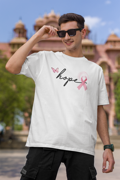 Cancer Ribbon Hope Vintage T-Shirt