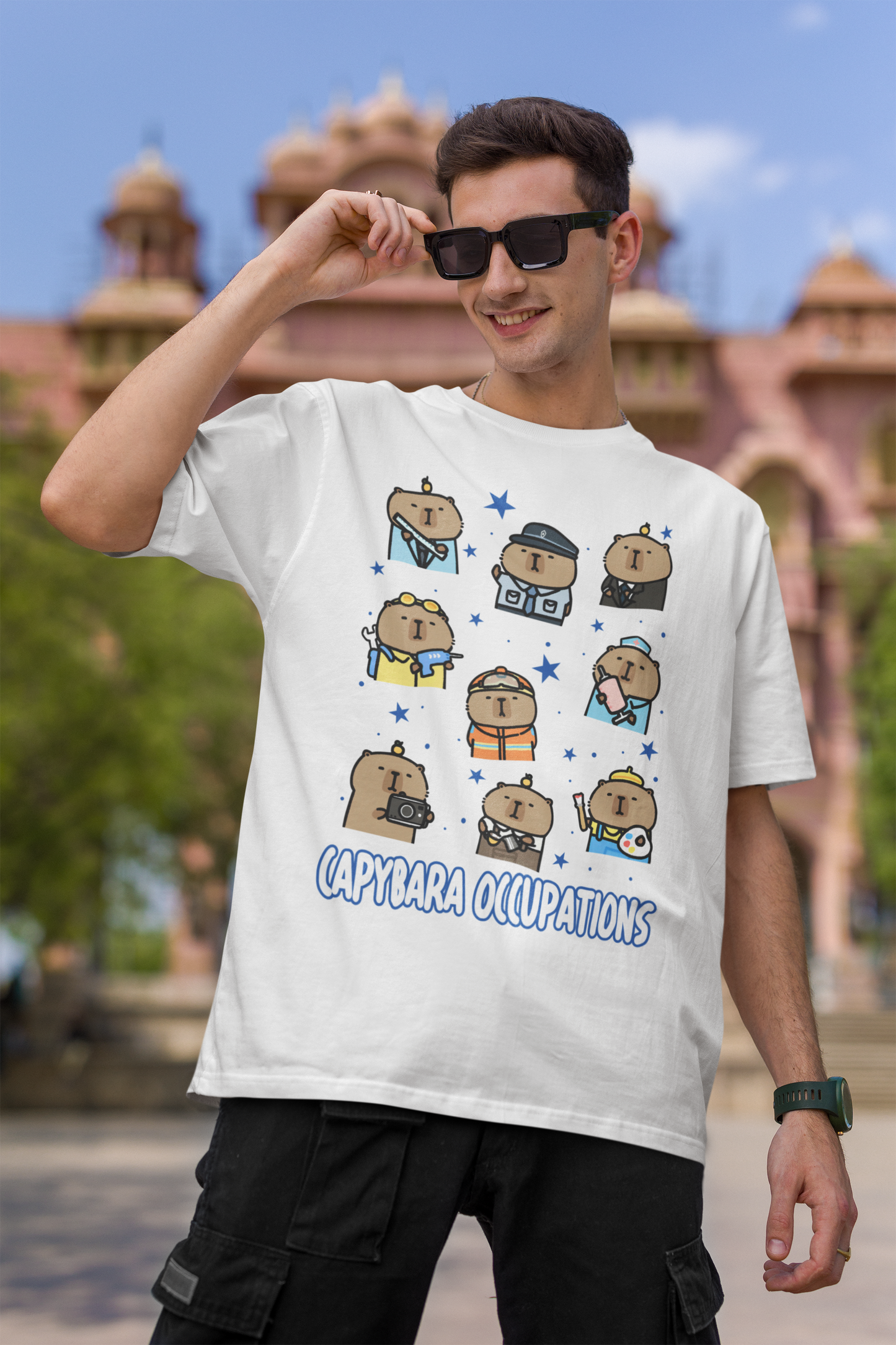 Capybara Occupations Shirt, Cute Animals Shirt