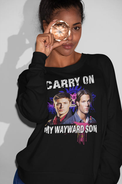 Carry On My Wayward Son Supernatural Dean Winchester And Sam Winchester T-Shirt