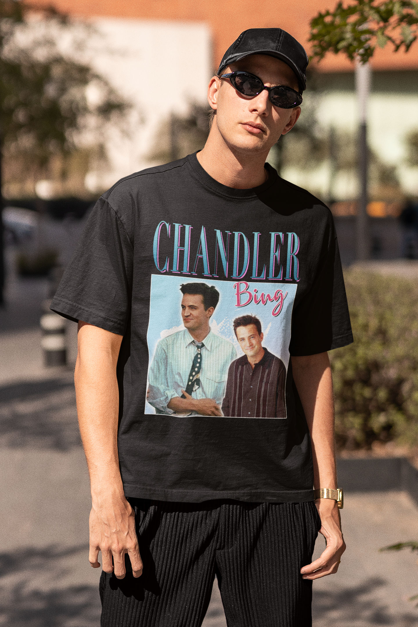 Chandler Bing Homage Vintage T-Shirt