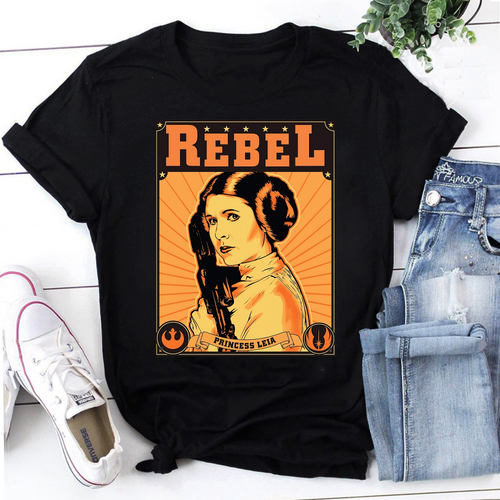 Charlie Bradbury’s Princess Leia Rebels T-Shirt