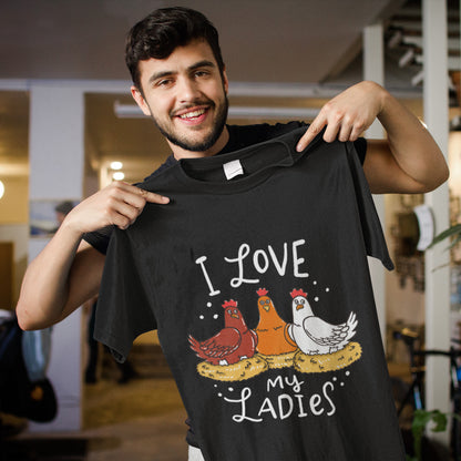 Chicken Chicks Eggs Farmer T-Shirt