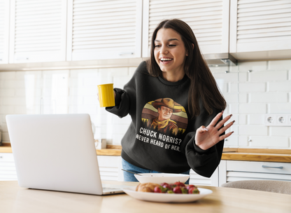 Chuck Norris Never Heard Of Her Vintage T-Shirt