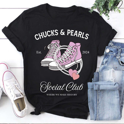 Chucks and Pearls Shirt, Lets Finish The Job Shirt