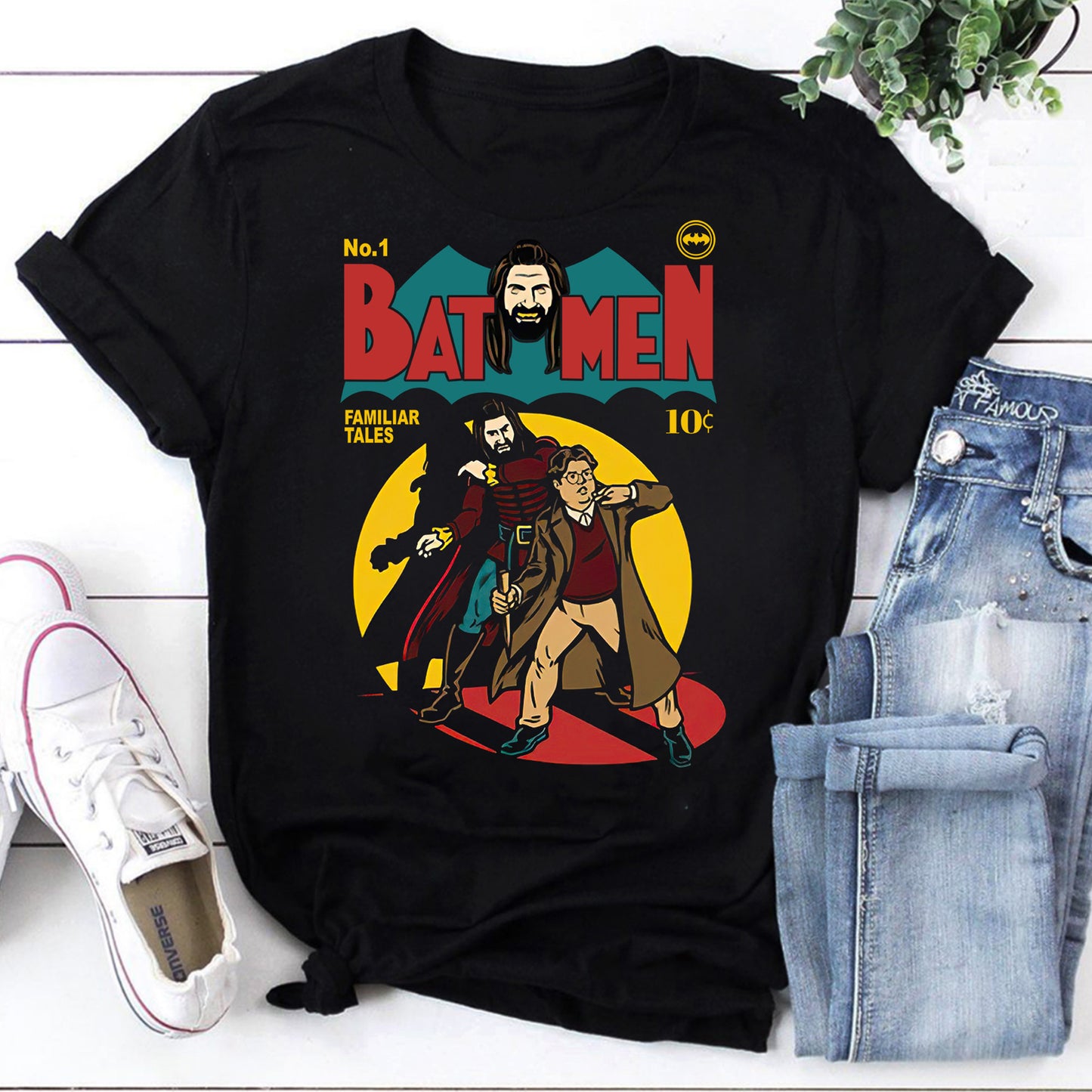 Comic Batmen What We Do In The Shadows T-Shirt