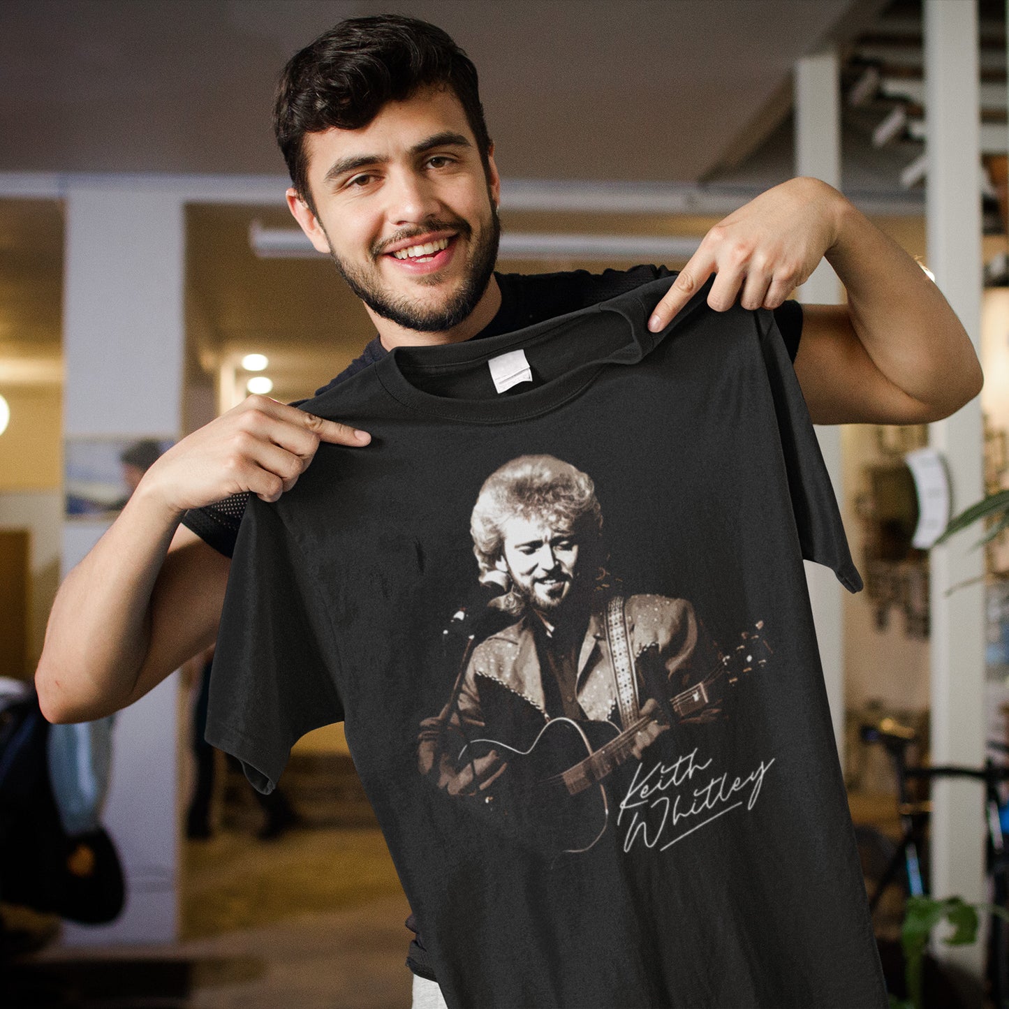 Country Music Keith Whitley Sandy T-Shirt