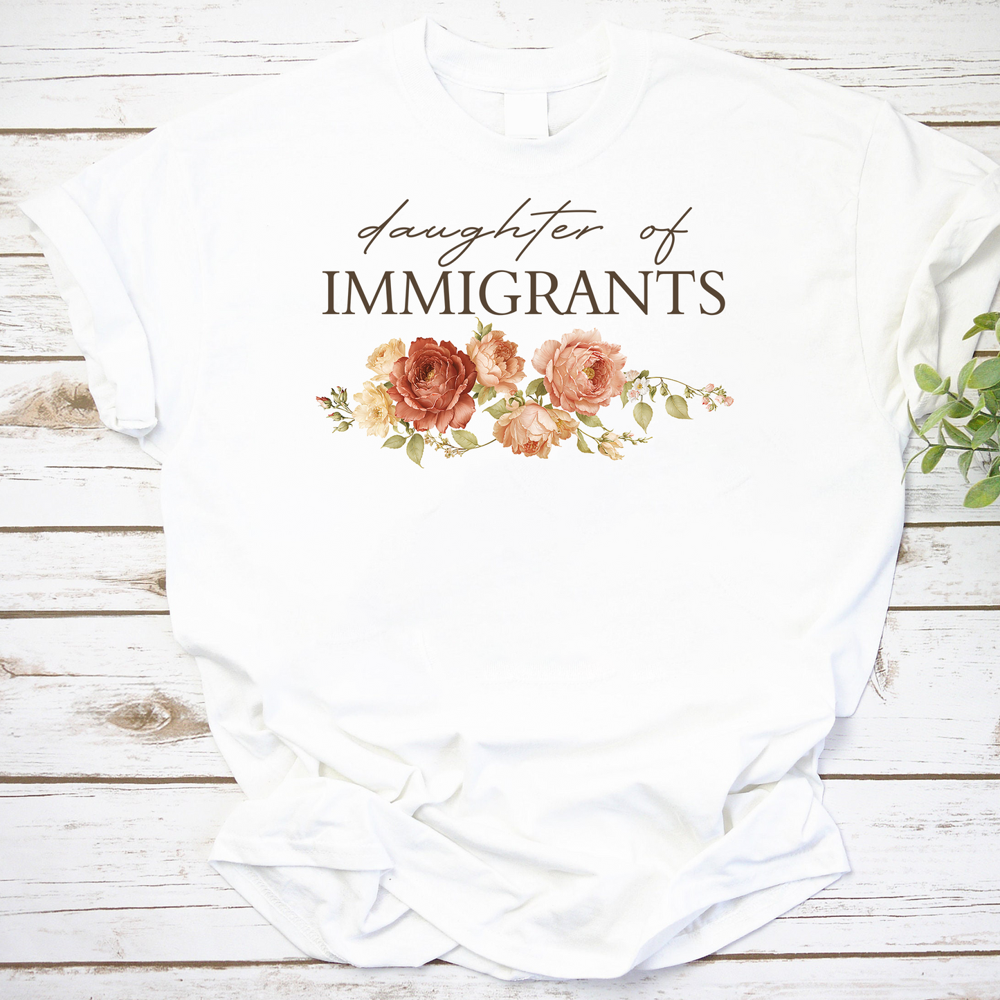 Daughter Of Immigrants Vintage T-Shirt