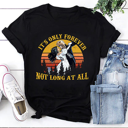 David Bowie It’s Only Forever Not Long At All Sunset Valentines Day T-Shirt