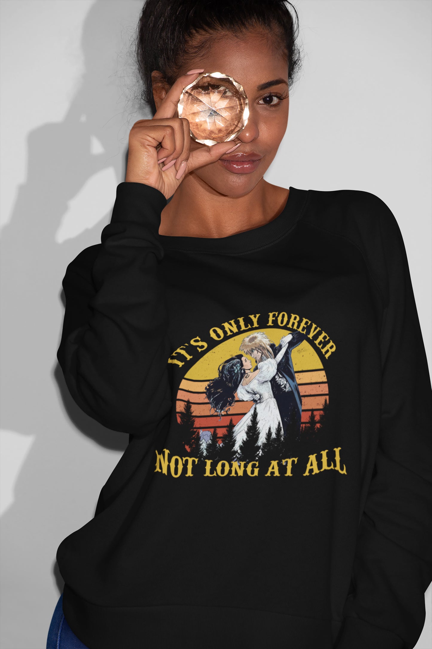 David Bowie It’s Only Forever Not Long At All Sunset Valentines Day T-Shirt