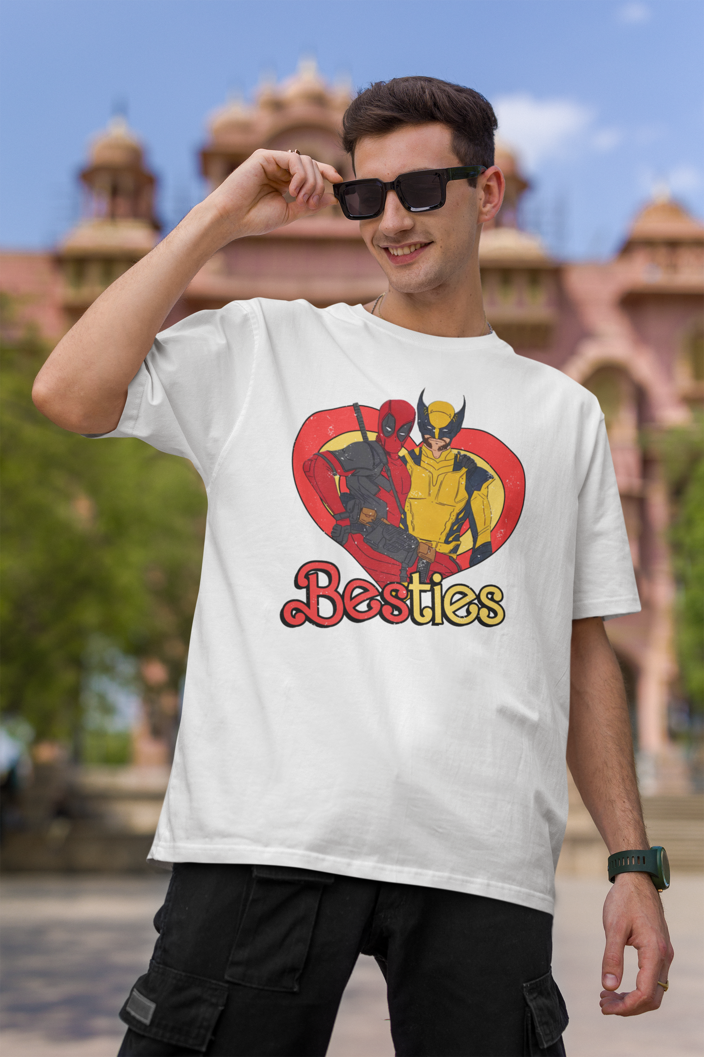 Deadpool And Wolverine Besties Vintage T-Shirt