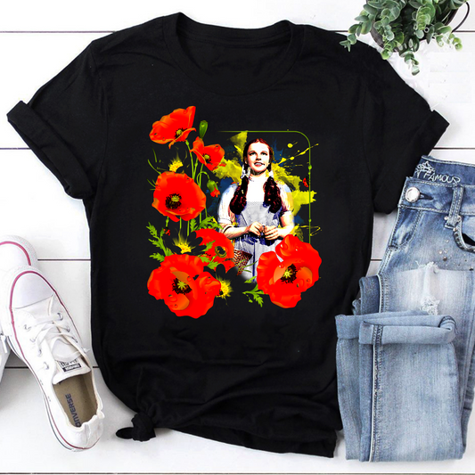 Dorothy Poppies The Wizard Of Oz Unisex Vintage T-Shirt