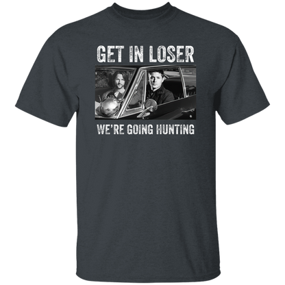 Get In Loser We’re Going Hunting Supernatural Vintage T-Shirt