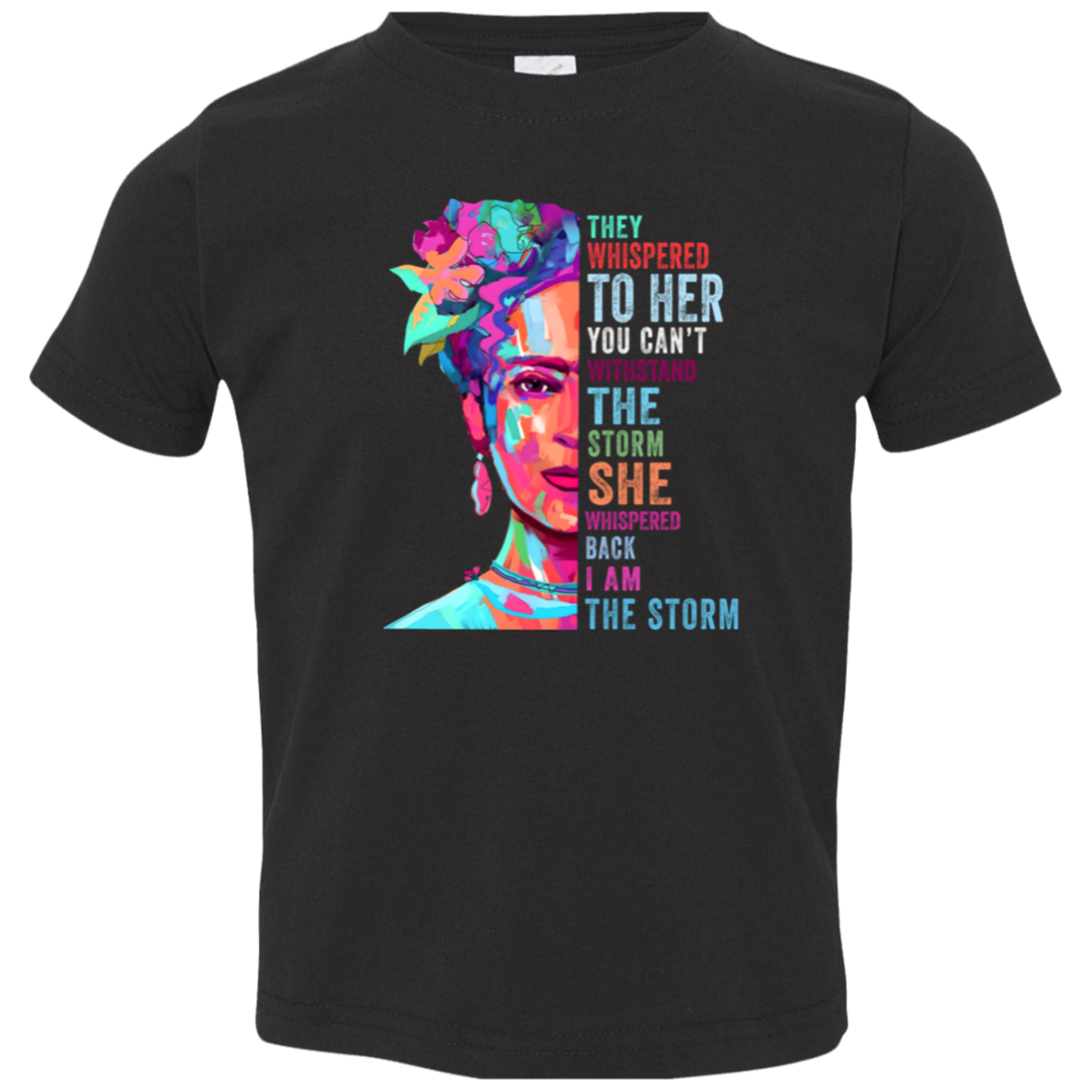 I Am The Storm Toddler Jersey T-Shirt