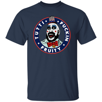 Captain Spaulding Tutti Fuckin Fruity Horror Halloween Vintage T-Shirt - leleart