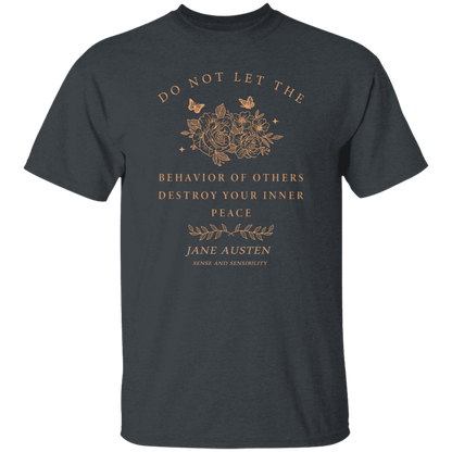 Do Not Let The Behavior Of Others Destroy Your Inner Peace Funny Literature Teacher Vintage T-Shirt