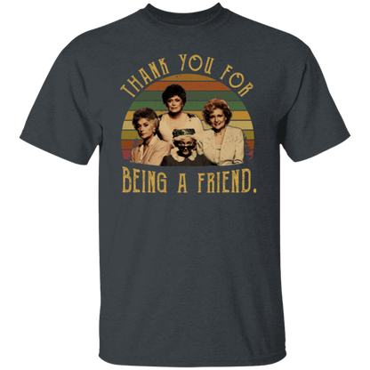 The Golden Girls Thank You For Being A Friend 80s Vintage Sunset T-Shirt - leleart