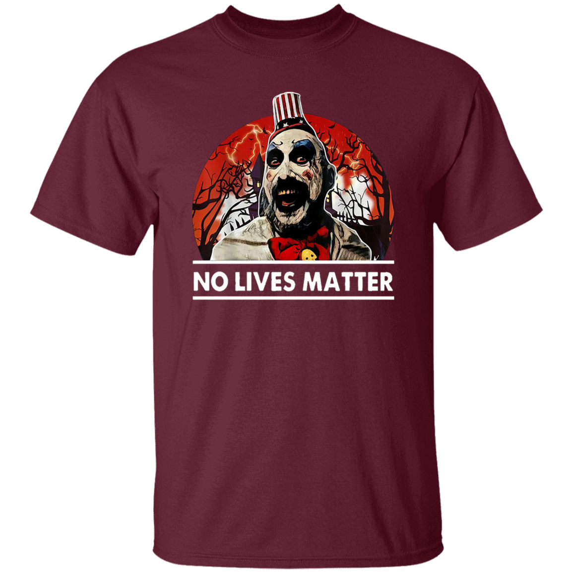 Captain Spaulding No Lives Matter Funny Halloween Costume Vintage Unisex  T-Shirt - lucy - 88510338