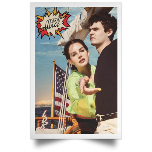 Norman F Rockwell Album Framed Canvas, Unframed Poster, Lana Del Rey Poster, Album Poster, Jack Antonoff Poster, Music Lovers Gift	POSPO Satin Portrait Poster