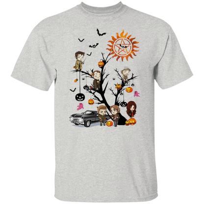 Supernatural Tree Halloween  T-Shirt - leleart