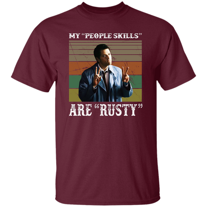 Castiel Supernatural My People Skills Are Rusty T-Shirt