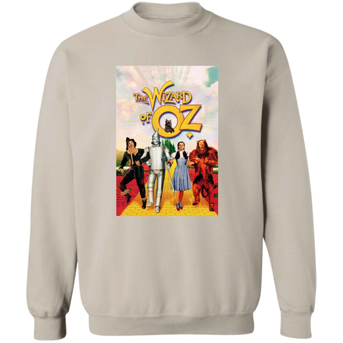G180 Gildan Crewneck Pullover Sweatshirt Wizard Of Oz 1939 Vintage Unisex Sweatshirt