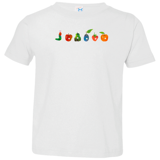 Caterpillar Had Eaten Fruits Teacher Unisex T-Shirt, Caterpillar Shirt, Back To School Gift, Teacher Shirt, Hungry Caterpillar Shirt	3321 Toddler Jersey T-Shirt