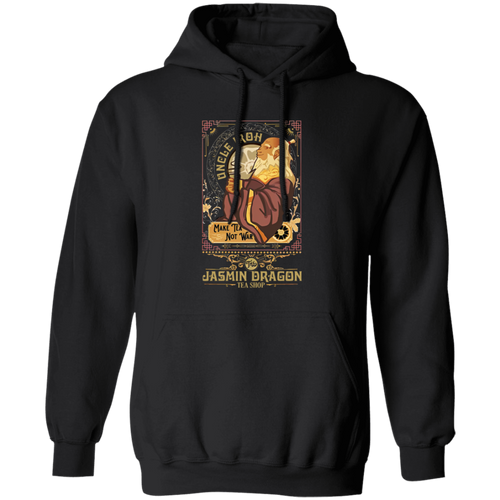 Vintage Retro Uncle Iroh Make Tea Not War Gildan Pullover Hoodie