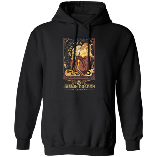 Vintage Retro Uncle Iroh Make Tea Not War Gildan Pullover Hoodie