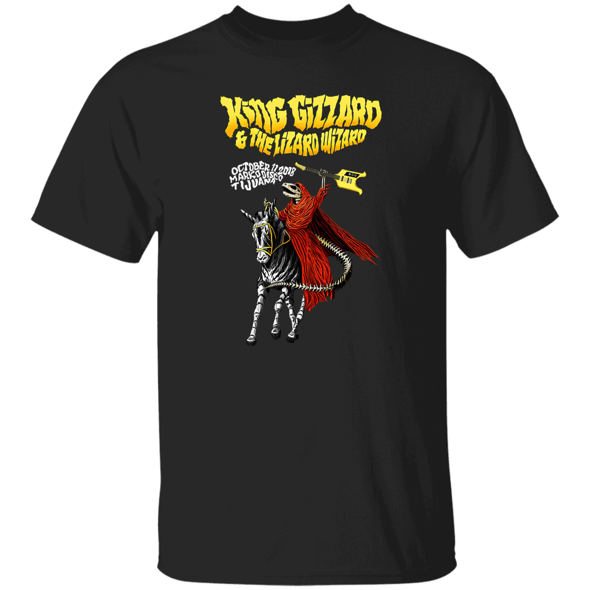 G500 5.3 oz. T-Shirt King Gizzard & The Lizard Wizard Tijuana Unisex Vintage T-Shirt