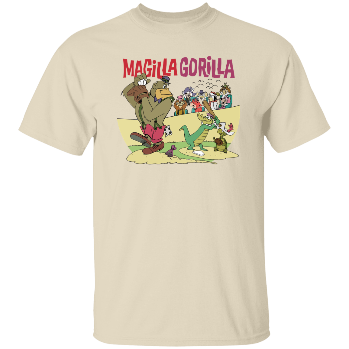 G500 5.3 oz. T-Shirt Tribute To Magilla Gorilla Cartoon Show From The 1960s T-Shirt