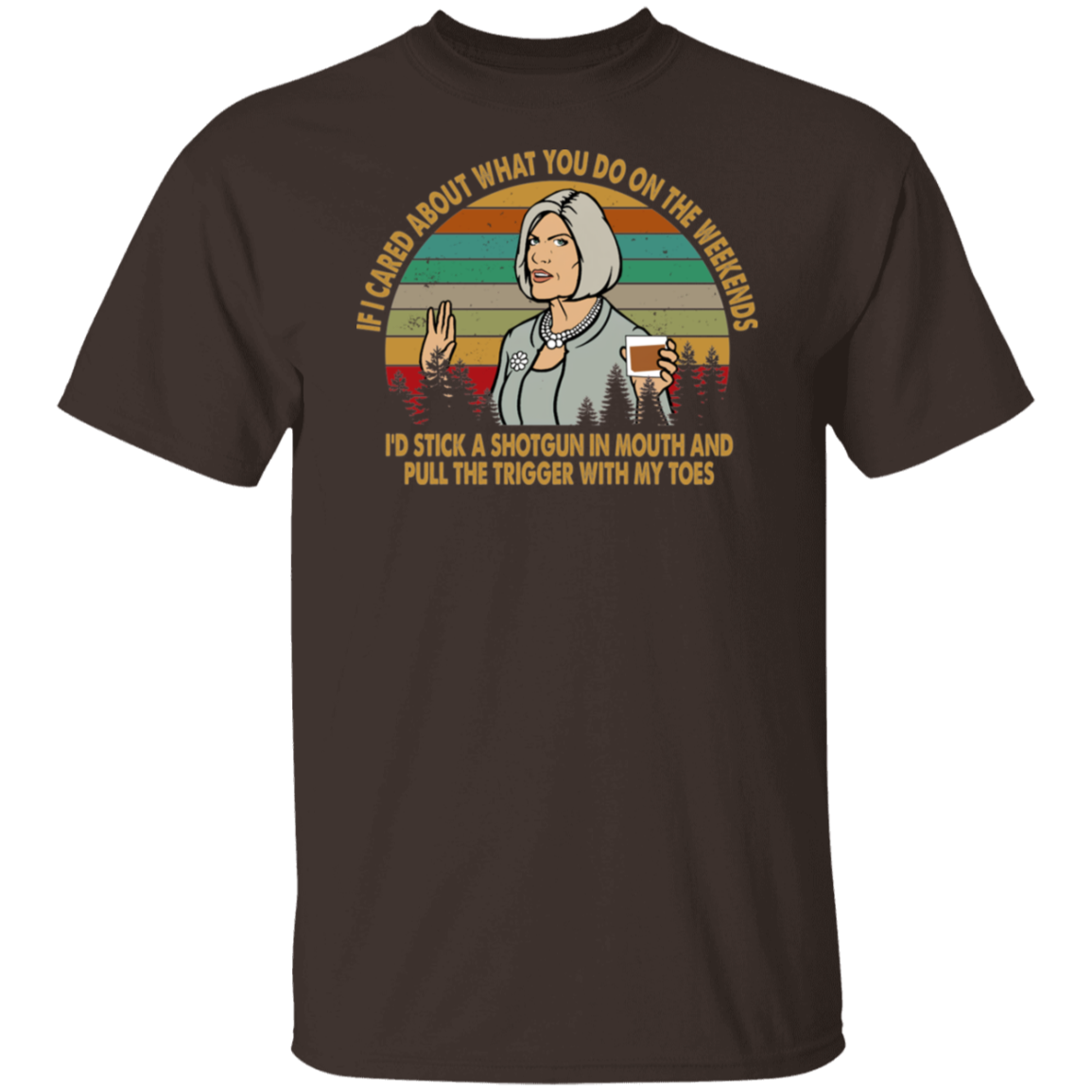 Malory Archer Vintage Retro T-Shirt - ID27082415