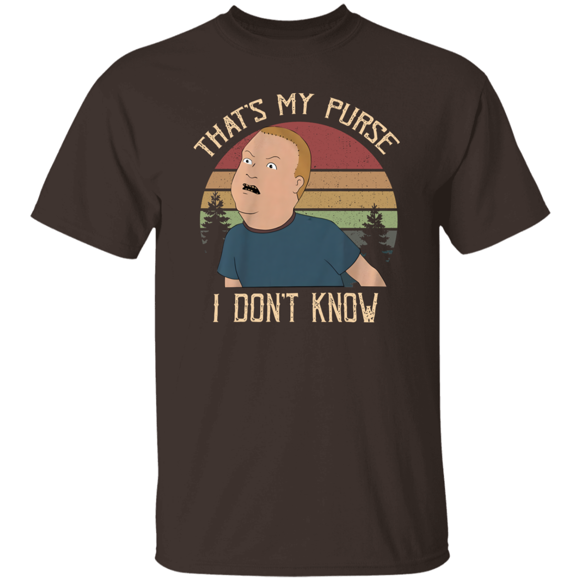 King of The Hill Bobby Hill That’s My Purse I Don’t Know You Circle Vintage T-Shirt