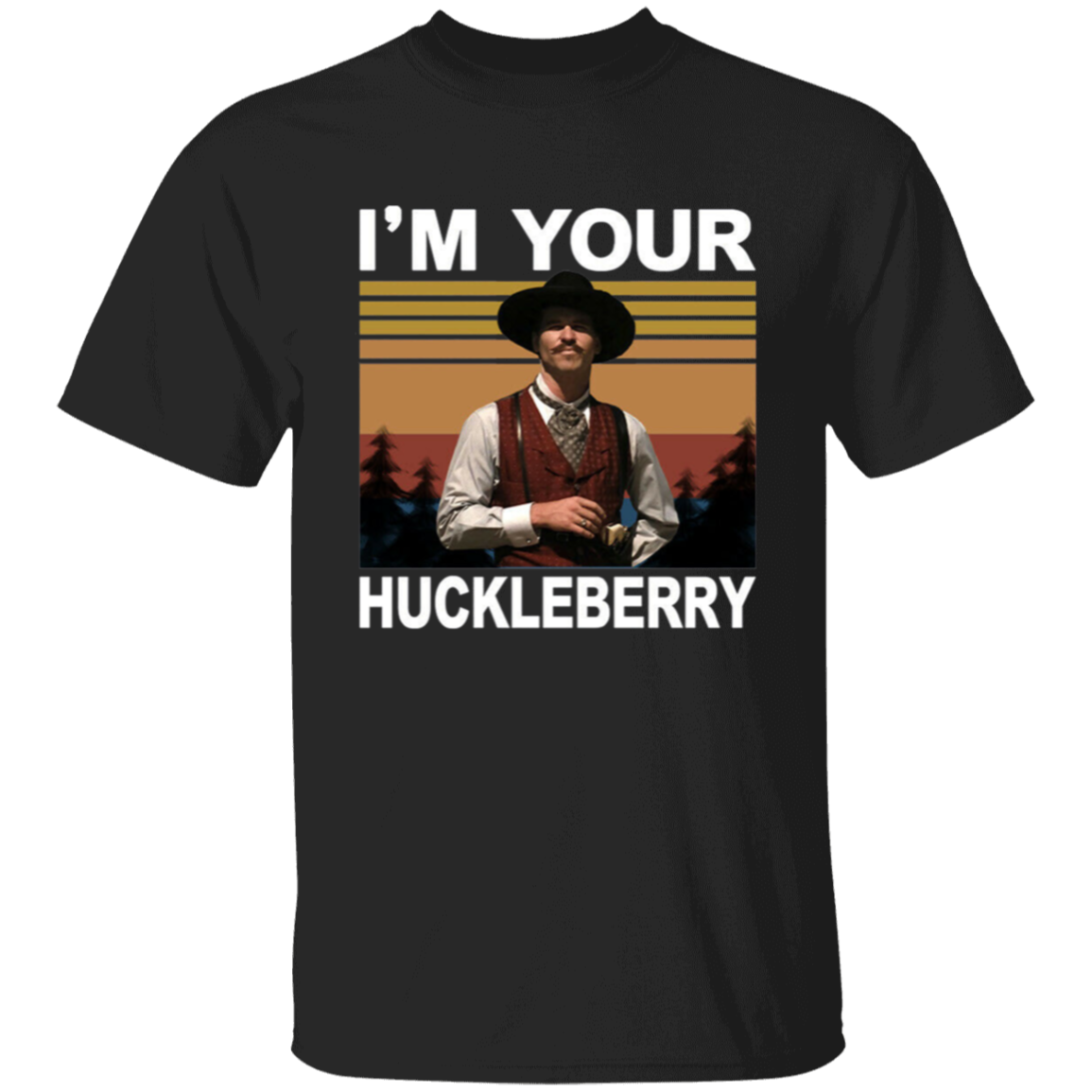 Cool Doc Holliday I'm Your Huckleberry Sunset Vintage  Unisex  T-Shirt - lucy - 89367108