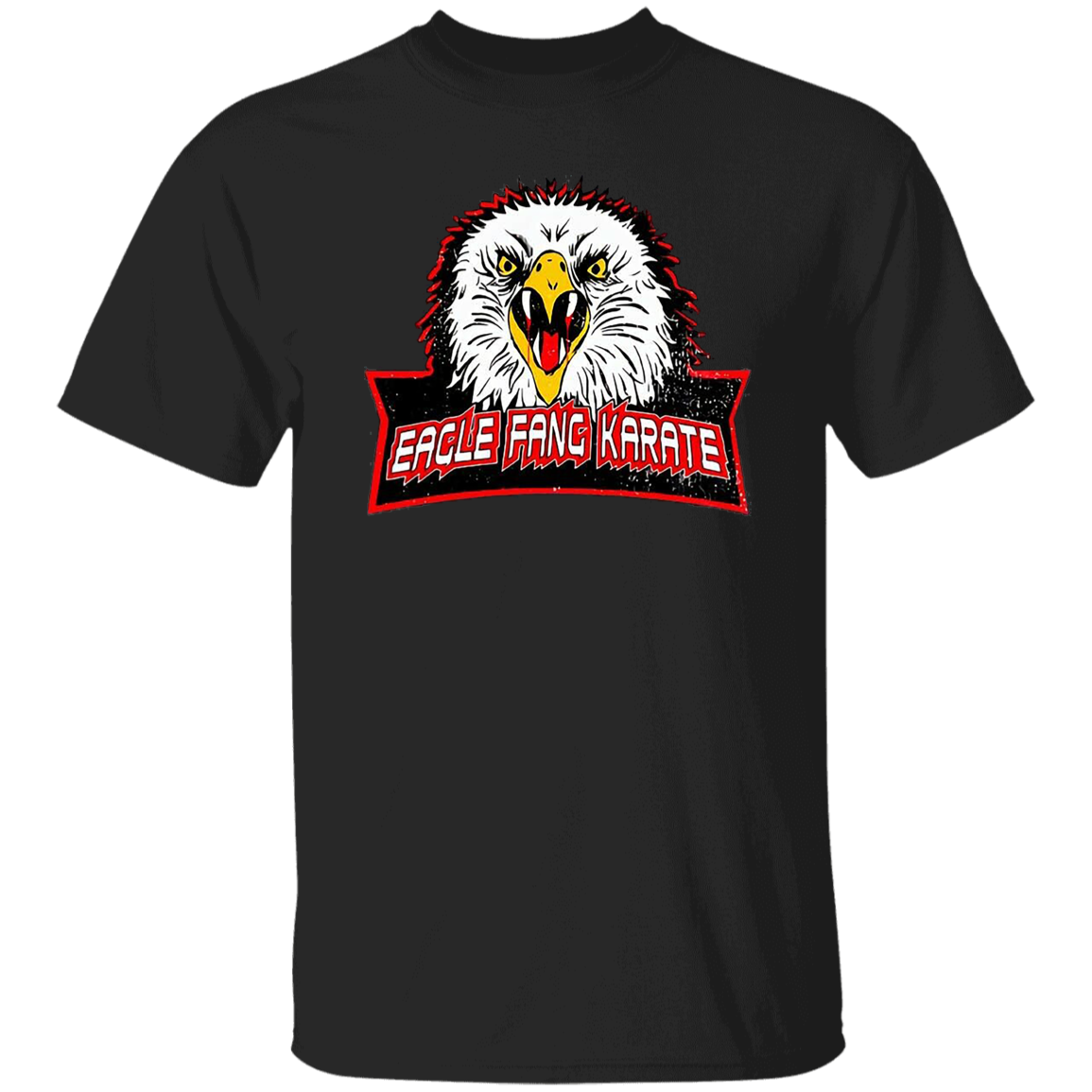 Eagle Fang Karate Cobra Kai Dojo 80's Martial Movie Retro Vintage T-Shirt - leleart