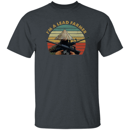 Im A Lead Farmer Vintage Retro Sunset Style Vintage T-Shirt