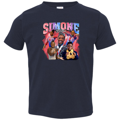 Simone Biles Bootleg Toddler Jersey T-Shirt - ID31072424