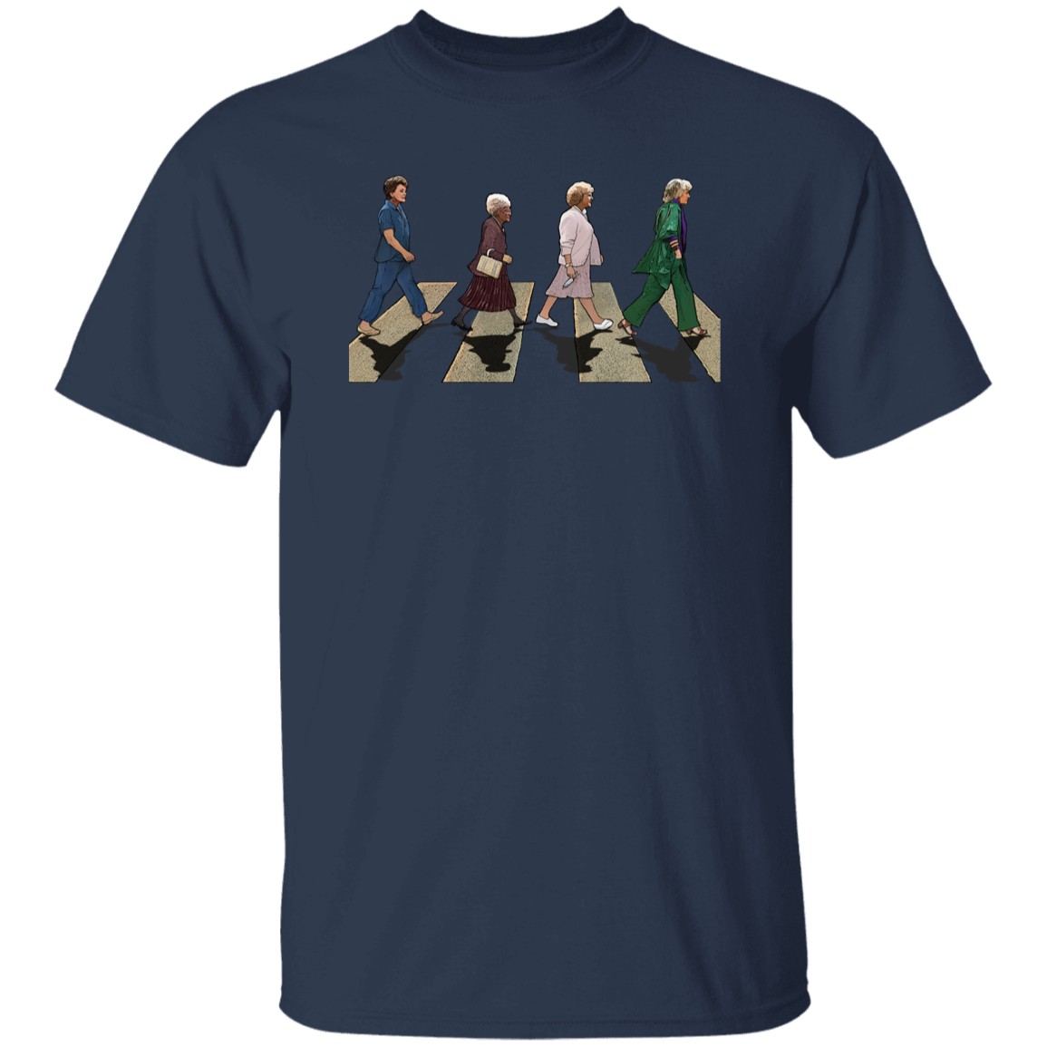 Golden Girls Crossing Road T-Shirt