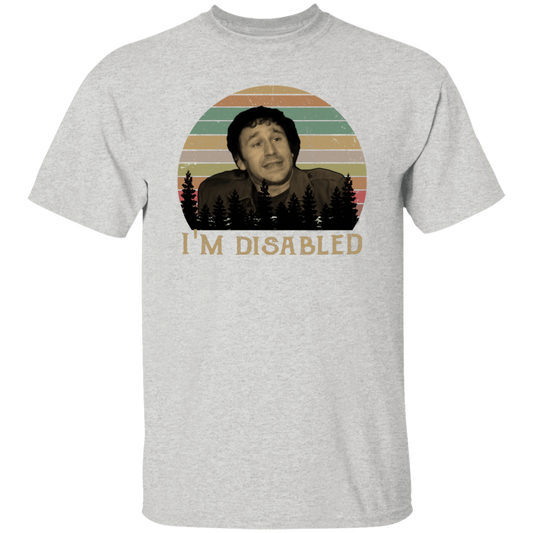 G500 5.3 oz. T-Shirt Camiseta Vintage I'm Disabled Vintage T-Shirt