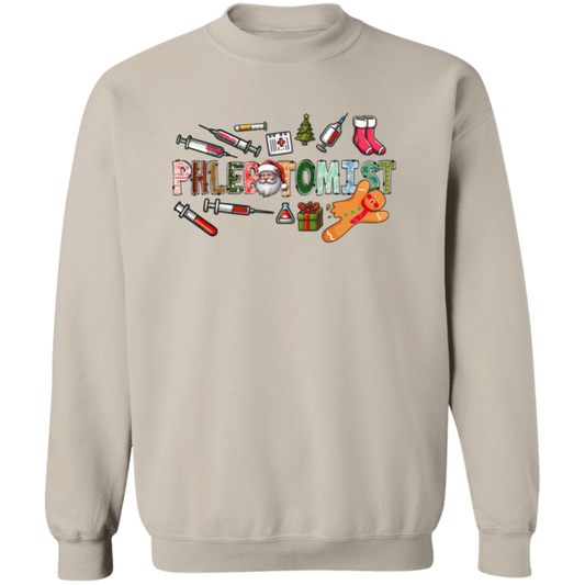 Christmas Phlebotomist Sweatshirt - ID07112416
