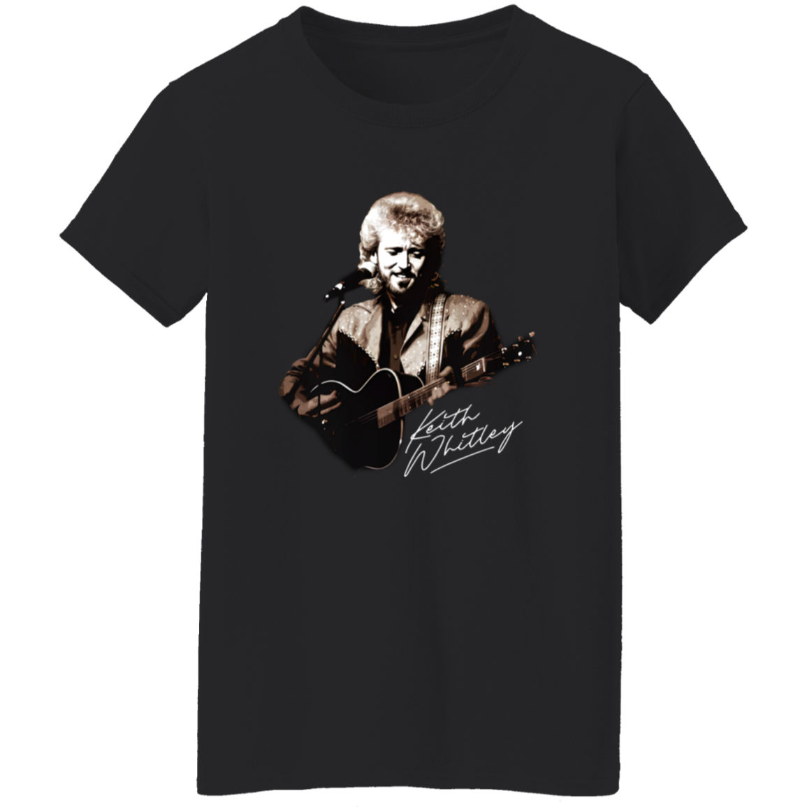 Country Music Keith Whitley Sandy Vintage T-Shirt - WOMEN