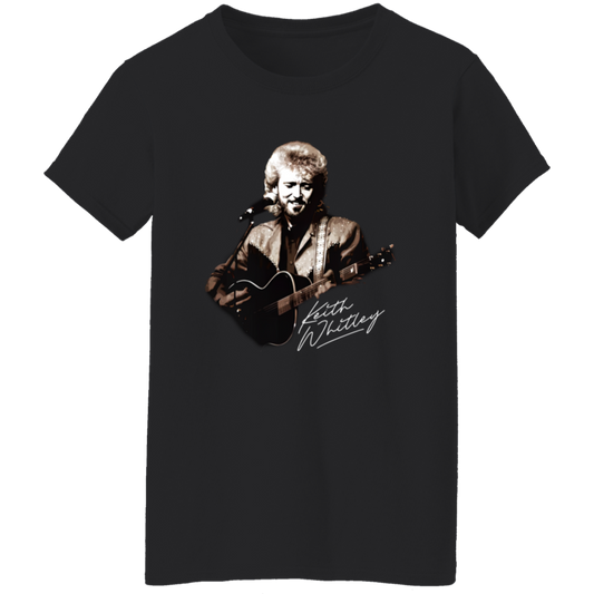 Country Music Keith Whitley Sandy Vintage T-Shirt - WOMEN