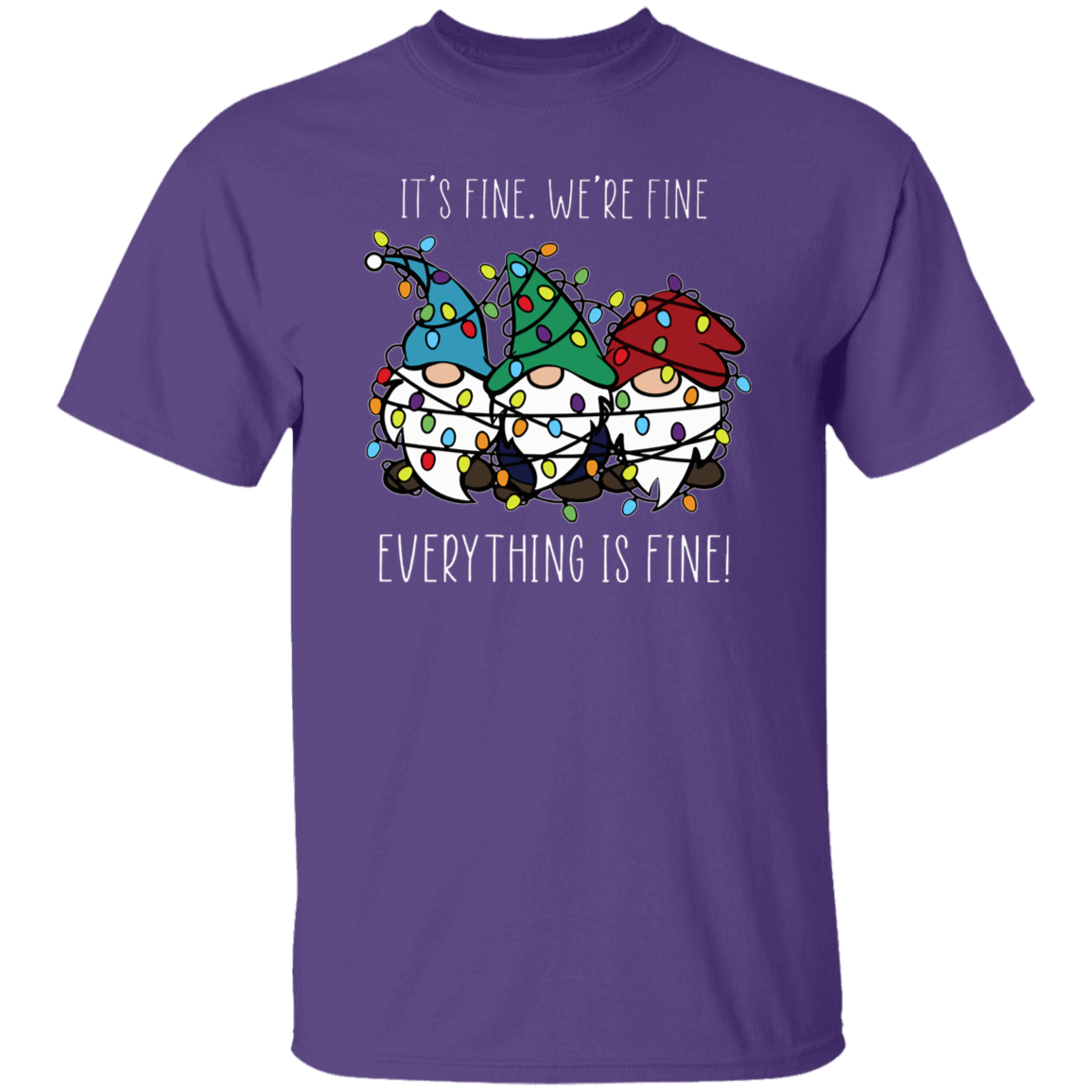 Everything Is Fine Teacher T-Shirt - lapicta