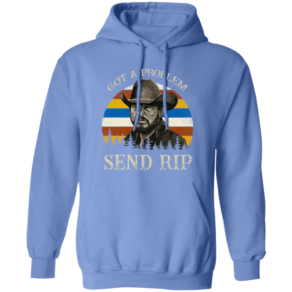 Got A Problem Send RIP Vintage Retro G185 Gildan Pullover Hoodie - lucy - 97618192