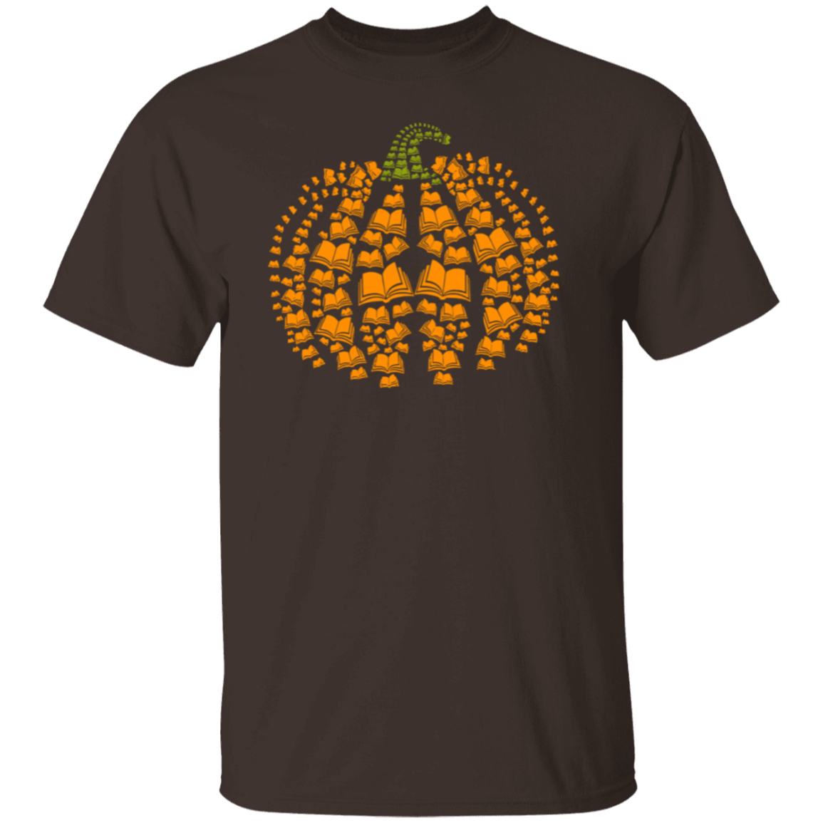 Halloween Pumpkins And Books Teacher T-Shirt - lapicta