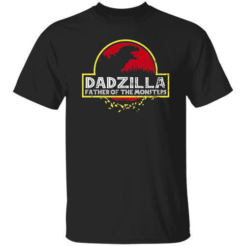 Dadzilla Father Of The Monsters Godzilla Jurassic Park Vintage T-Shirt