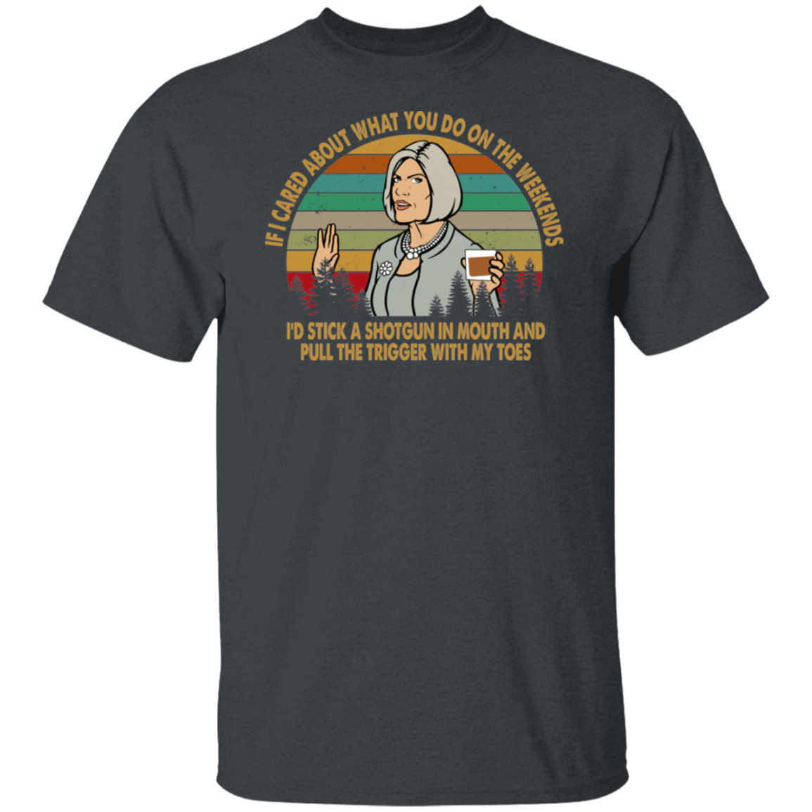 Malory Archer Vintage Retro T-Shirt - ID27082415